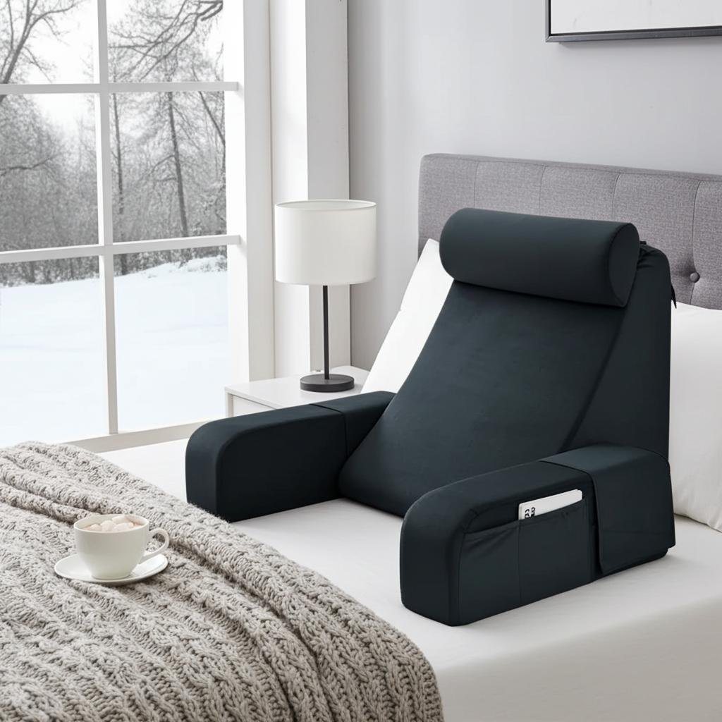 Almohada de lectura ergonómica para cama