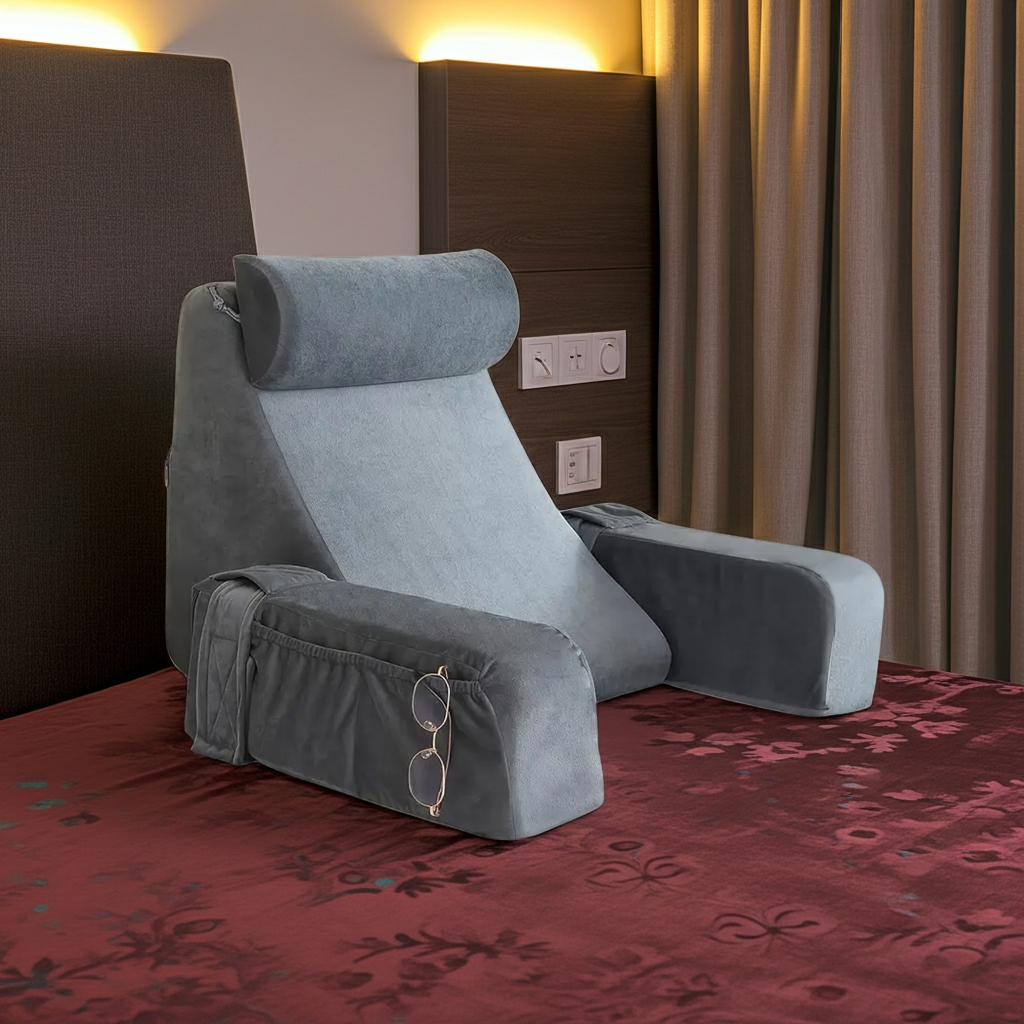 Almohada de lectura ergonómica para cama